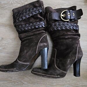 Coach "Randie" Suede Brown Boots.